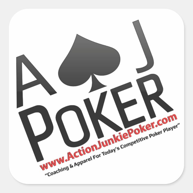 Adesivo Quadrado Action Junkie Poker (Frente)