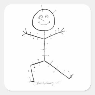 Adesivo Quadrado Acupunctura pegajosa