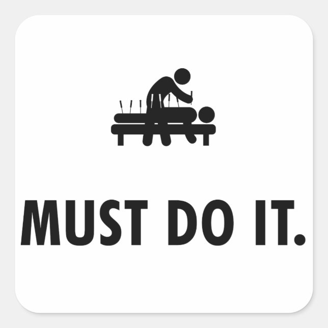 Adesivo Quadrado Acupuntura (Frente)