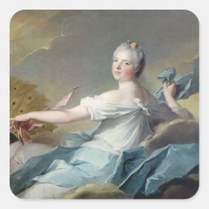 Adesivo Quadrado Adelaide de France, como o elemento do ar