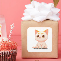 adesivos- Como gatos mais do que pessoas