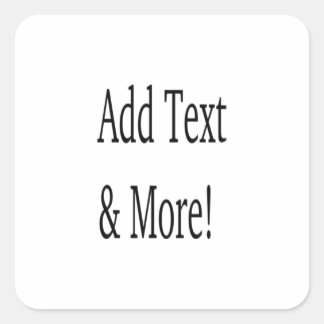 Adesivo Quadrado Adicionar texto e mais! Personalizar seu próprio p
