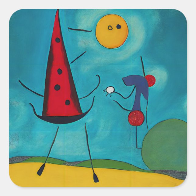 Adesivo Quadrado Adicione Seu Próprio Texto Olá Bom Dia (Frente)