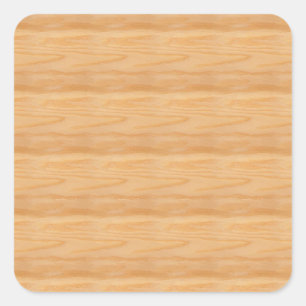 Adesivo Quadrado Adicione Seu Texto Modelo Elegante de Madeira Clás