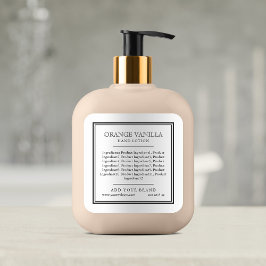 Adesivo Quadrado Adicione seus componentes de borda preta clássicos