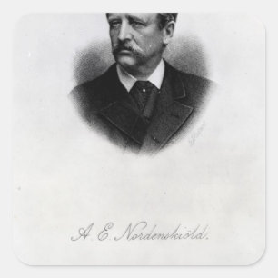 Adesivo Quadrado Adolf Erik Nordenskiold, 1880