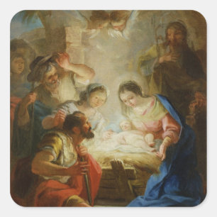 Adesivo Quadrado Adoração dos pastores