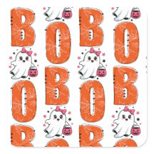 Adorável Design de Halloween de Fantasma Kawaii “B