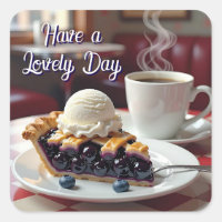 Adorável Dia | Pizza de Blueberry, Sorvete e café