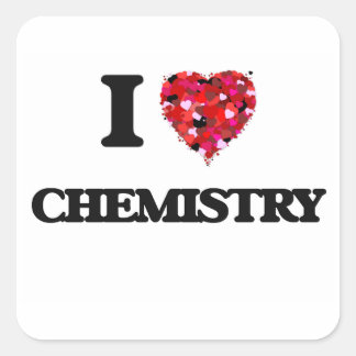 Adesivo Quadrado Adoro Química