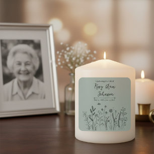 Adesivo Quadrado Adquira um Memorial Personalizado de Celebração da