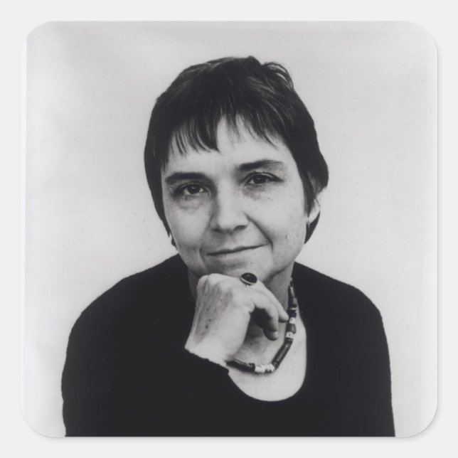 Adesivo Quadrado Adrienne Cecile Rich, anos 70 (Frente)