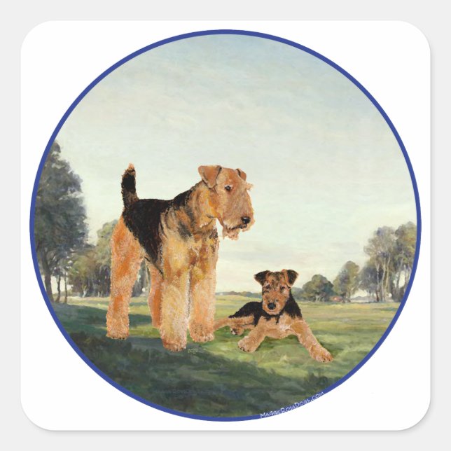 Adesivo Quadrado Adultos e Pup (Frente)