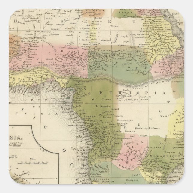 Adesivo Quadrado África 25 (Frente)