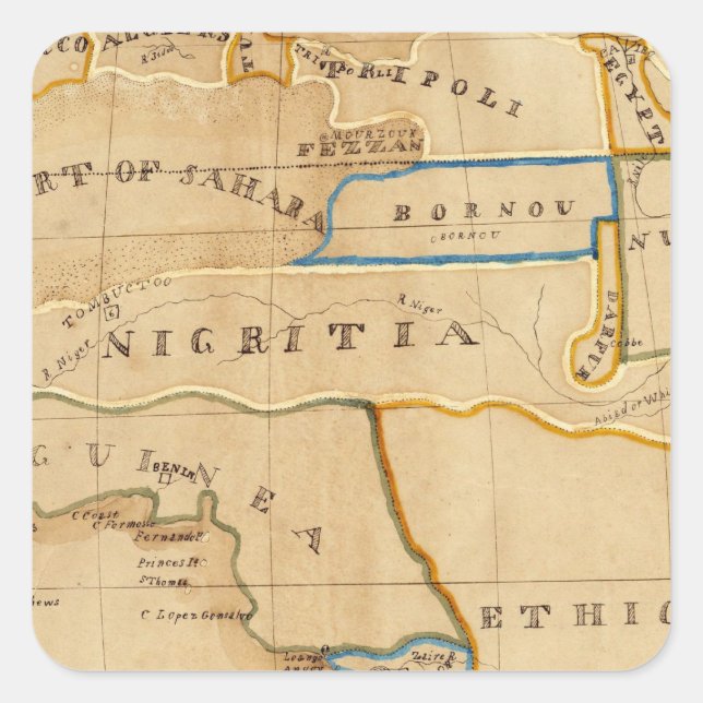 Adesivo Quadrado África 26 (Frente)