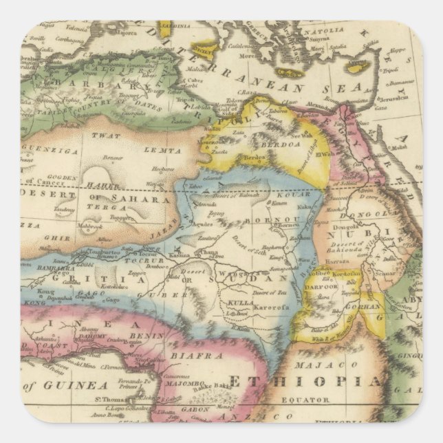 Adesivo Quadrado África 36 (Frente)