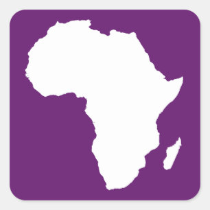 Adesivo Quadrado África Austral Violeta
