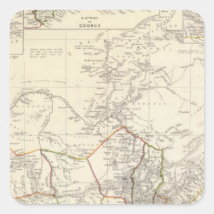 Adesivo Quadrado África do Sul