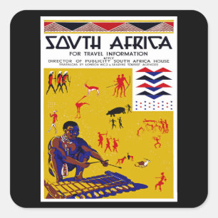 Adesivo Quadrado África do Sul