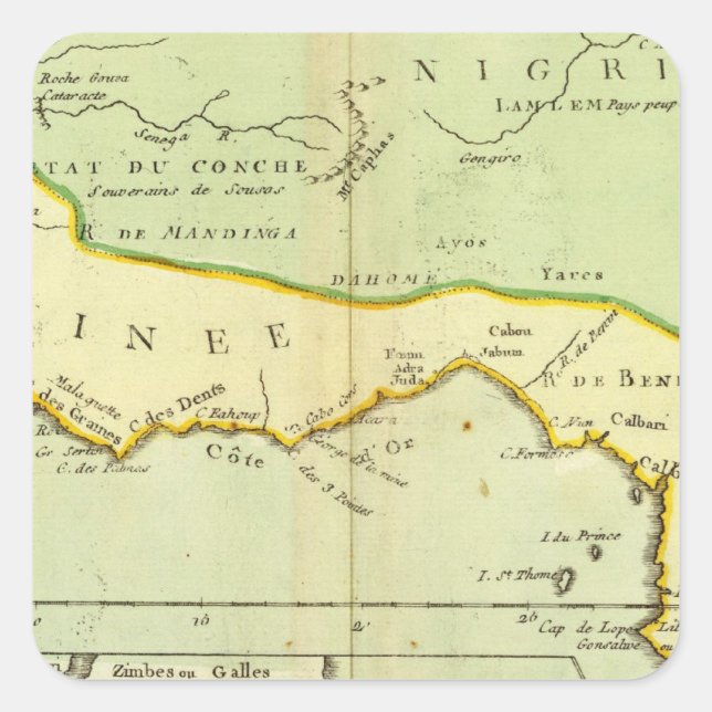 Adesivo Quadrado África, Madagáscar (Frente)