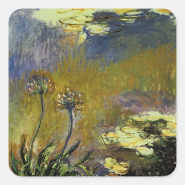 Adesivo Quadrado Agapanthus (Frente)