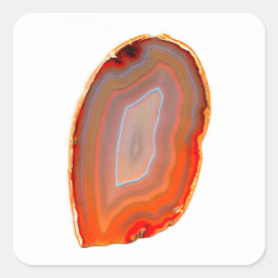 Adesivo Quadrado Agate Red