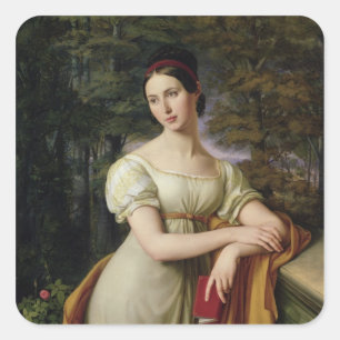 Adesivo Quadrado Agnes Rauch , 1825