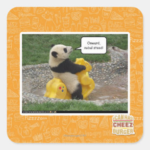 Adesivo Quadrado Agora, barba nobul!