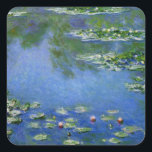 Adesivo Quadrado Água Lillies de Monet<br><div class="desc">Água Lillies de Monet</div>