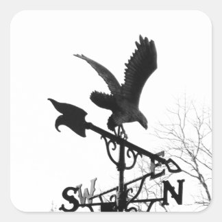Adesivo Quadrado Águia e Seta