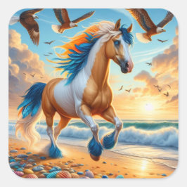 Adesivo Quadrado Águia Oceânica de Tintas