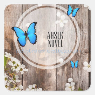 Adesivo Quadrado Ahsek Novel Stickers 13