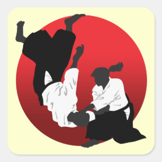 Adesivo Quadrado Aikido