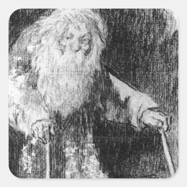 Adesivo Quadrado Ainda estou aprendendo com Francisco Goya (Frente)