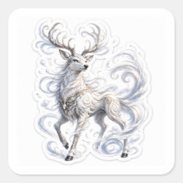 Adesivo Quadrado Air Deer Fantasy Stickers
