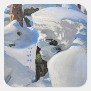 Adesivo Quadrado Akseli Gallen-Kallela - Leão do Lynx