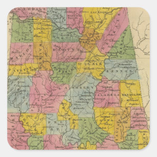 Adesivo Quadrado Alabama