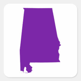 Adesivo Quadrado Alabama Roxo Violeta