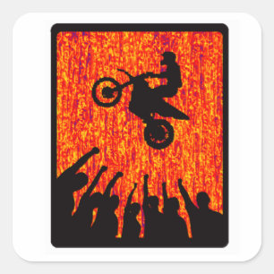 ADESIVO QUADRADO ALARGAMENTOS DO VERMELHO DO MX