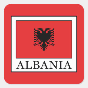 Adesivo Quadrado Albânia