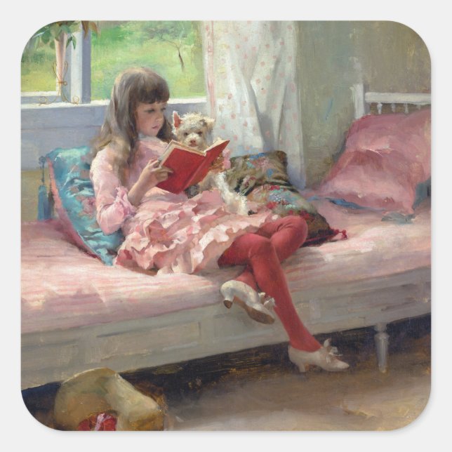 Adesivo Quadrado Albert Edelsense - Bons Amigos (Frente)