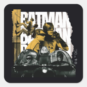 Adesivo Quadrado Álbum de Fotografias do Dueto Dinâmico