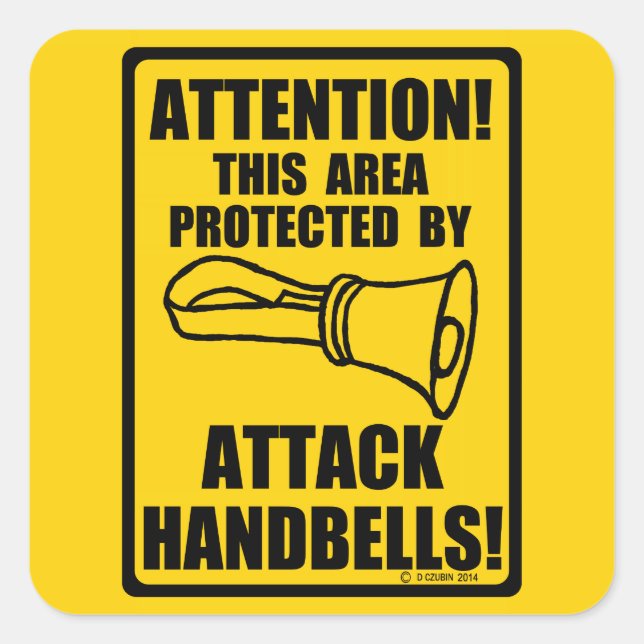 Adesivo Quadrado Alças de ataque (Frente)