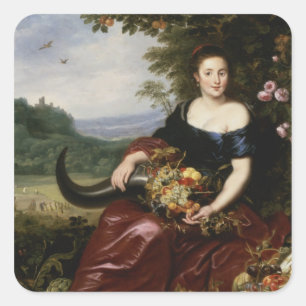 Adesivo Quadrado Alegoria da Terra