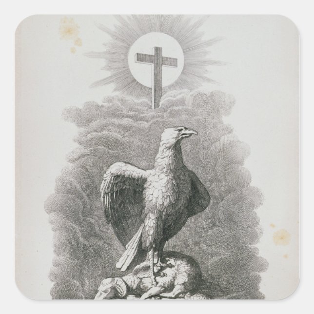 Adesivo Quadrado Alegoria de Roma (Frente)