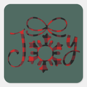 Adesivo Quadrado Alegria Natal Alegria Para O Mundo Alegre Feliz Na