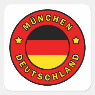 Adesivo Quadrado Alemanha de München