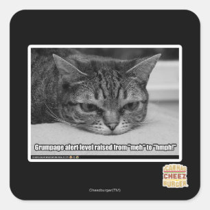 Adesivo Quadrado Alerta de página de notas