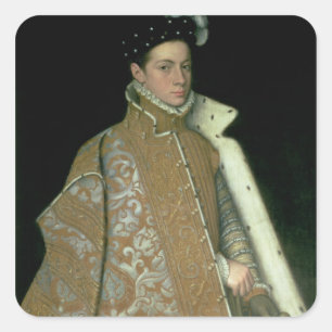 Adesivo Quadrado Alessandro Farnese, governador mais atrasado de