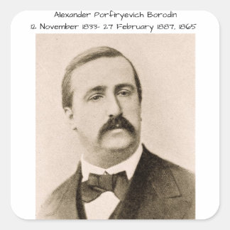 Adesivo Quadrado Alexander Porfiryevich Borodin 1865